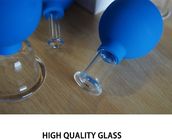 Голубые 4 ПК чашки терапией стеклянного вакуума придавая форму чашки установленные увольняют придавая форму чашки массаж наборов китайский традиционный уменьшают тонкие линии