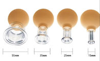 стекла резинового вакуума 4Pcs придавая форму чашки массажируют набор терапией чашки всасывания высасывателя стороны кровообращения Glasspromote чашек тела