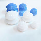 массаж чашки всасывания силикона различного вакуума здравоохранения размера 4Pcs голубого придавая форму чашки