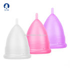 Женщины W/Heavy чашки периода силикона менструального уборщика чашки устранимые многоразовые или чувствительная подача
