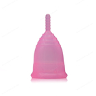 Кремния медицинской ранга чашки менструального периода чашка наградного мягкого многоразовая менструальная для женщин включая портативную сумку хранения