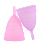 Чашка силикона медицинской ранга OEM менструальная органическая отсутствие чашек запаха менструальных